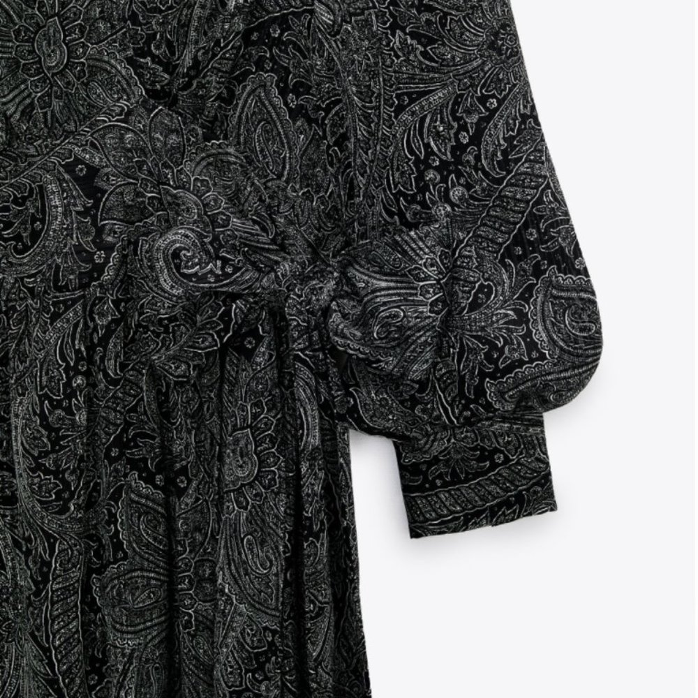 Zara Limited Edition Long Printed Dress - Picture 9 of 13